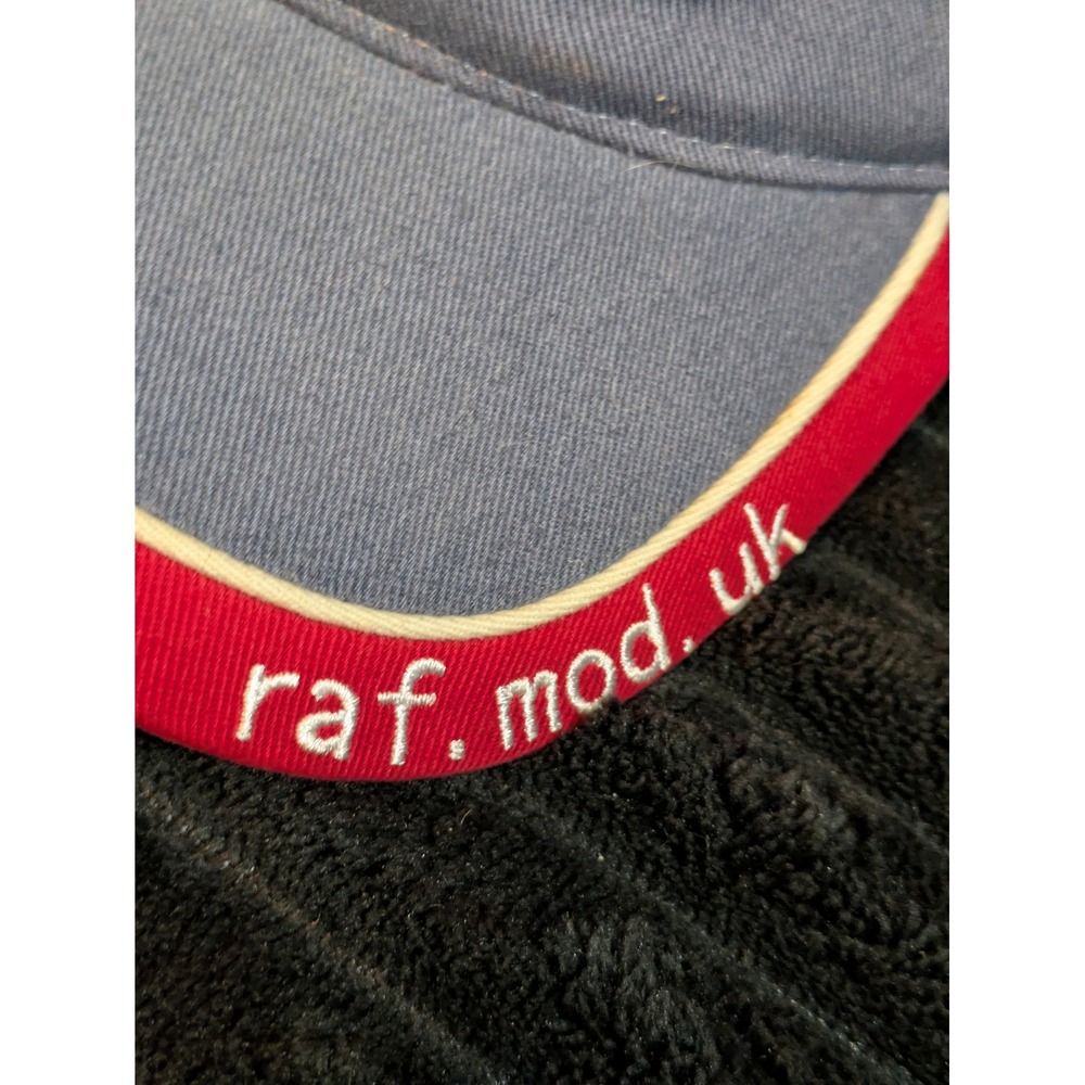 Royal Air Force RAF Blue Red Embroidered Baseball Cap Hat Rise Above The Rest - Picture 3 of 10